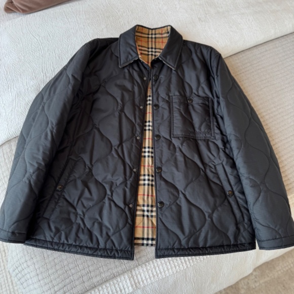 Burberry Men’s Quilted Down Coat - Picture 2 of 5